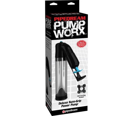 Pump Worx Succionador Deluxe Sure-Grip Color Negro