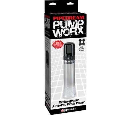 Pump Worx Succionador Rechargable Auto-Vac Color Negro