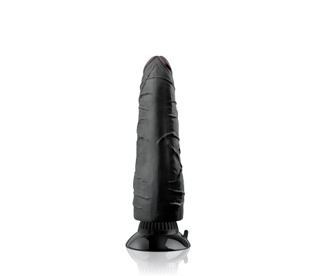Vibrador Realista No. 3 17,8 cm Negro