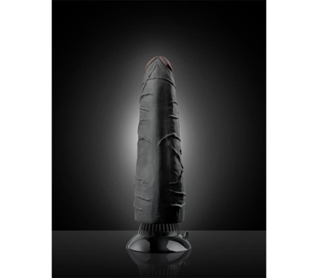 Vibrador Realista No. 3 17,8 cm Negro