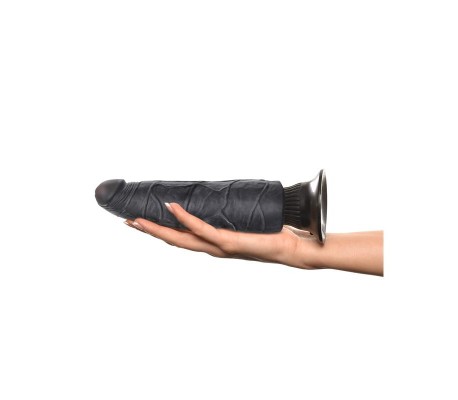 Vibrador Realista No. 3 17,8 cm Negro