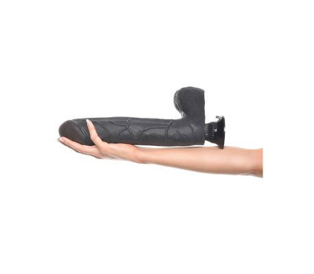 Vibrador Realista No. 12 30,5 cm Negro