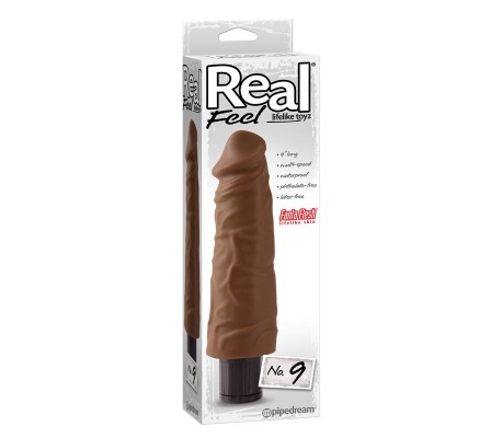 Vibrador Realista No. 9 Bronceado