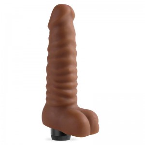 Vibrador Realista No. 13 Bronceado