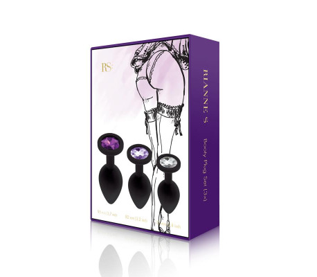 Rs - Soiree Set de 3 Plug Anales Negros