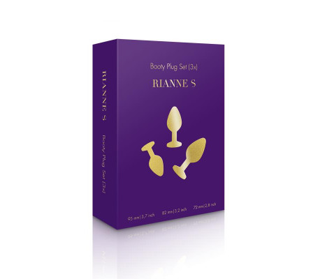 Rs - Soiree Set de 3 Plug Anales Negros