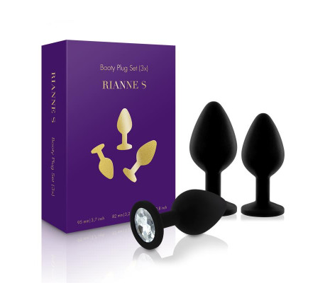 Rs - Soiree Set de 3 Plug Anales Negros