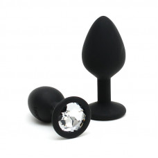 Set de 2 Plugs con Joya Berlin Negro
