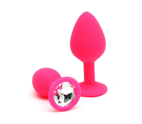 Set de 2 Plugs con Joya Berlin Rosa