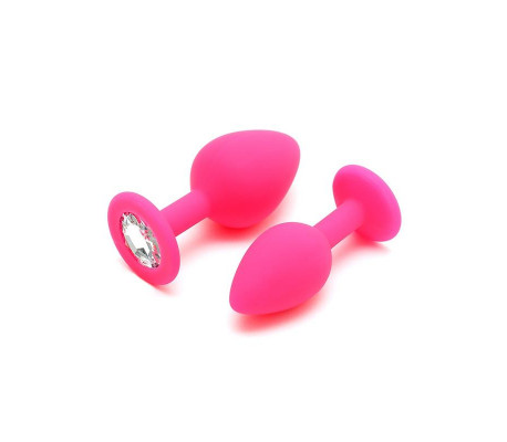 Set de 2 Plugs con Joya Berlin Rosa
