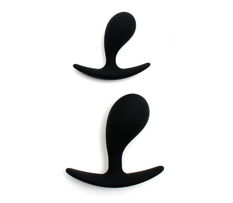 Set de 2 Plugs Anatómicos Copenhagen Negro