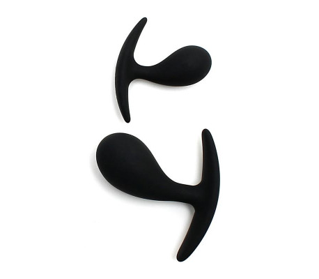 Set de 2 Plugs Anatómicos Copenhagen Negro