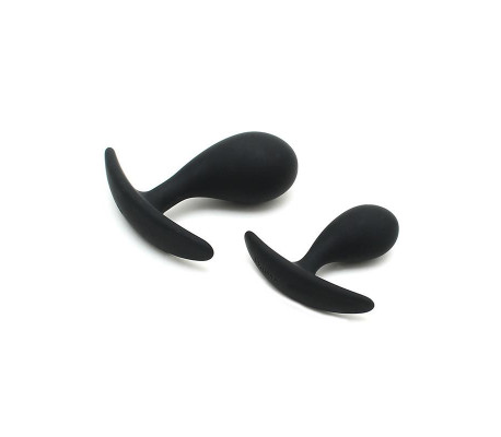 Set de 2 Plugs Anatómicos Copenhagen Negro