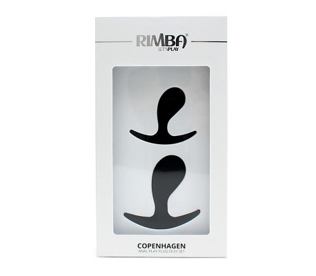 Set de 2 Plugs Anatómicos Copenhagen Negro