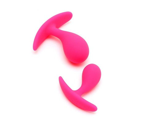 Set de 2 Plugs Anales Anatómicos Copenhagen Rosa