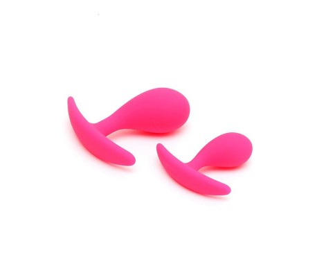 Set de 2 Plugs Anales Anatómicos Copenhagen Rosa