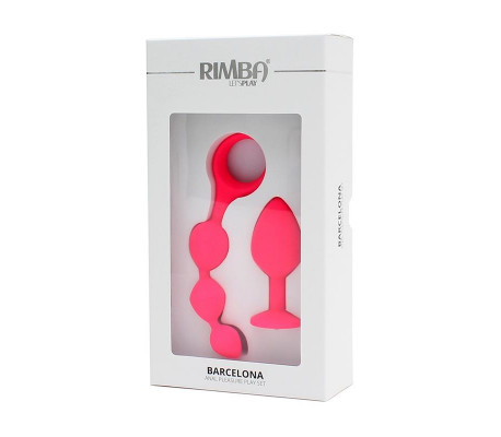 Set de 2 Juguetes Anales Barcelona Rosa