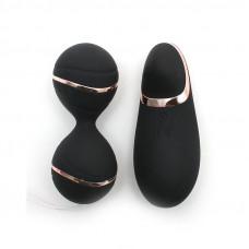 Bolas Kegel con Control Remoto y Estimulador Ibiza Negro