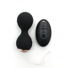 Bolas Kegel con Vibración y Control Remoto Cannes Negro
