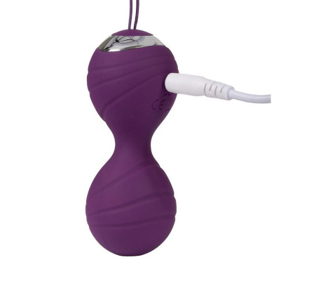 Bolas Kegel con Vibración con Control Remorto Cannes Purpura