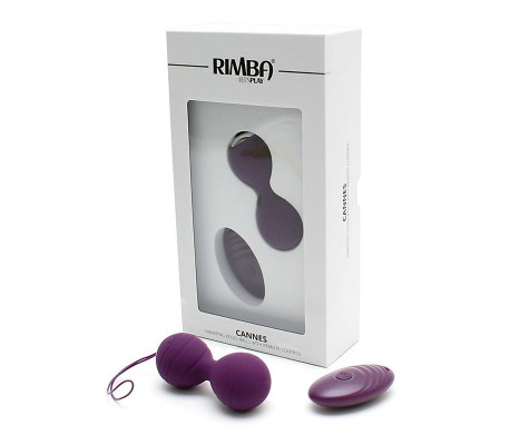 Bolas Kegel con Vibración con Control Remorto Cannes Purpura