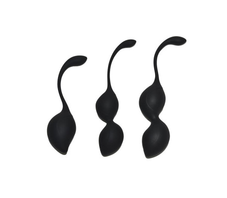 Set de 3 Bolas Kegel Geneva Negro