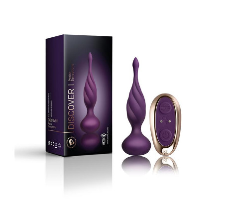 Plug Anal con Control Remoto Petite Sensations Discover Púrpura