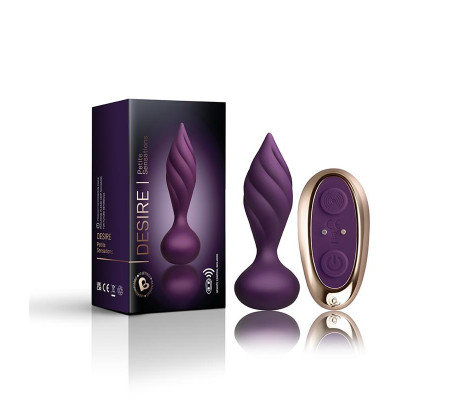 Plug Anal con Control Remoto Petite Sensations Desire Púrpura