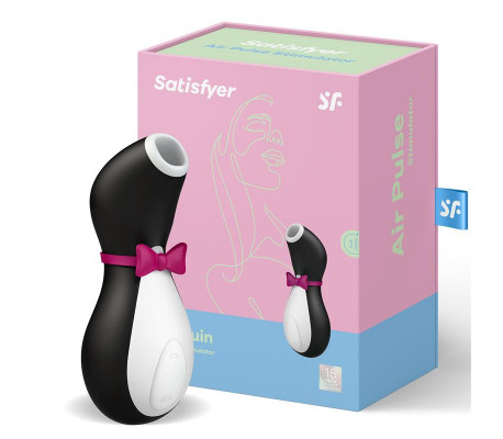 Satisfyer Succionador de Clítoris Pro Penguin Next Gen Nego, Blanco