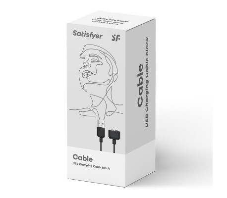 Cable Magnético USB Satisfyer Negro