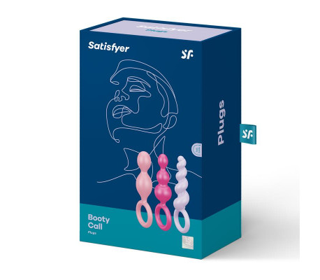 Pack 3 Plugs Silicona Tri Color