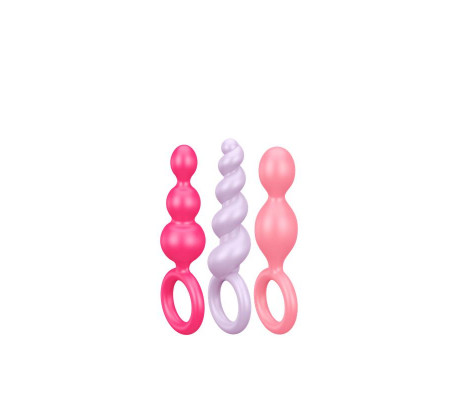 Pack 3 Plugs Silicona Tri Color