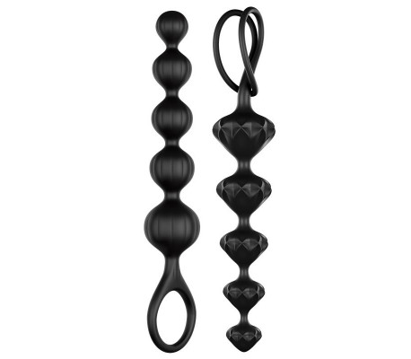 Set 2 Cadenas Anales Color Negro