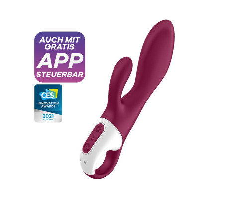 Heated Affair Vibrador con Función de Calor Punto G USB Silicona