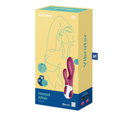 Heated Affair Vibrador con Función de Calor Punto G USB Silicona