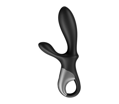 Heat Climax Vibrador con APP Punto G, Punto P y Perineo Función de Calor USB Magnético