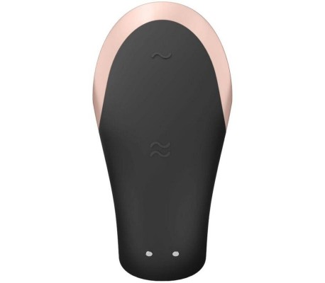 Double Love Luxury Vibrador Para Parejas con App Negro