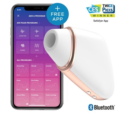 Succionador de Clítoris Love Triangle Blanco