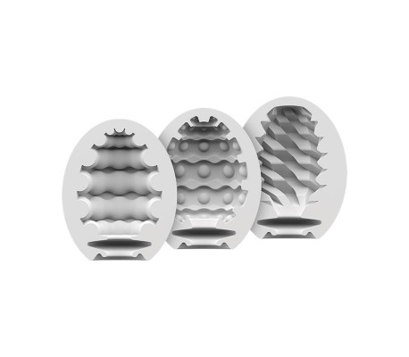 Set 3 Huevos Masturbador Riffle, Bubble y Fierce