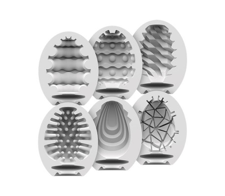 Set 6 Unidades Huevo Masturbador