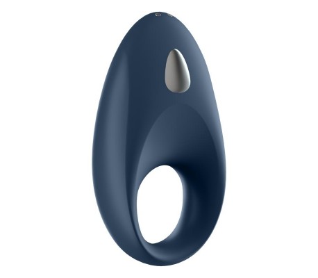 Mighty One Anillo Vibrador con APP Azul