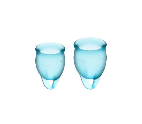 Copas Menstruales Feel Confident Light Blue Pack de 2