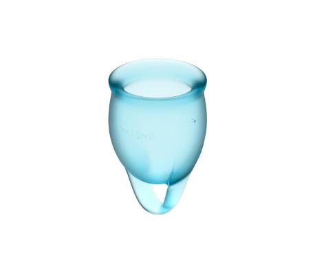 Copas Menstruales Feel Confident Light Blue Pack de 2