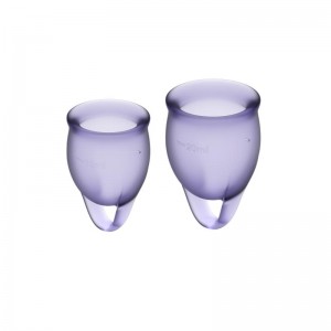 Copas Menstruales Feel Confident Lilla Pack de 2