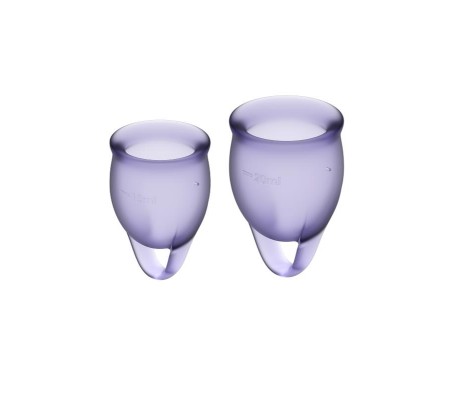 Copas Menstruales Feel Confident Lilla Pack de 2