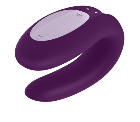 Vibrador para Parejas con APP Double Joy Violeta