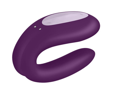 Vibrador para Parejas con APP Double Joy Violeta