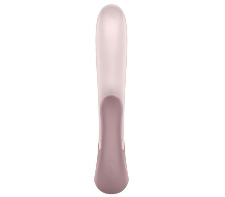 Heat Wave Vibrador con Efecto Calor Mauve con APP