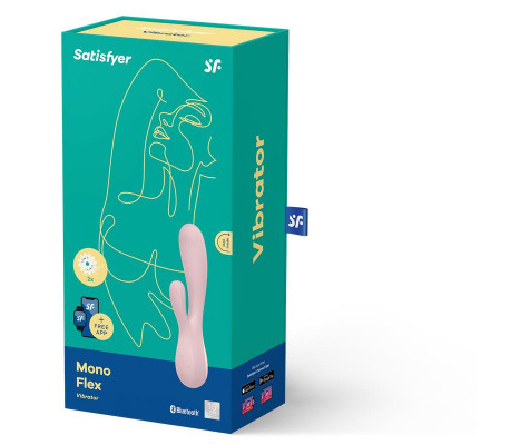 Mono Flex Vibrador con APP Mauve