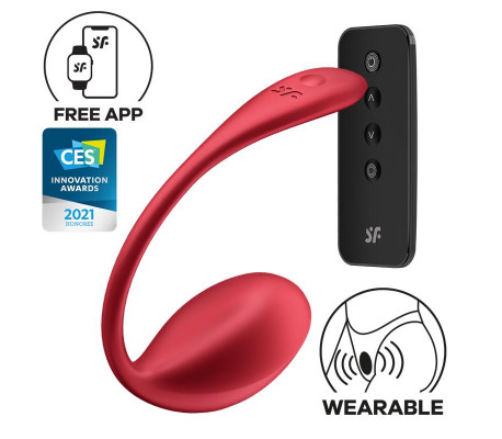 Shiny Petal con APP Satisfyer Connect Rojo